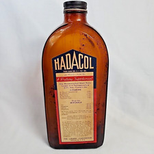 Suplemento dietético vintage botella HADACOL etiquetado ámbar con tapa vacía LeBlanc segunda mano  Embacar hacia Argentina