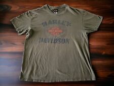Harley Davidson Denver Colorado Avalanche Bike T-Shirt Olive Green Size XL for sale  Shipping to South Africa