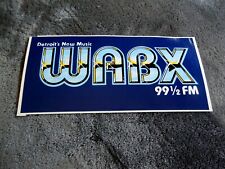 Wabx detroit bumper for sale  Saint Clair Shores