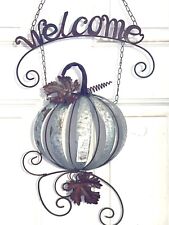 Pumpkin welcome sign for sale  Acworth