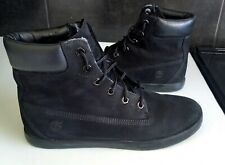 Timberland Black Nubuck Leather 6" Ankle Boots Size UK 6.5 for sale  Shipping to South Africa