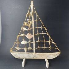 Carved wood sailboat for sale  Stamford
