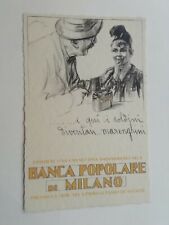 Cartolina banca popolare usato  Roma