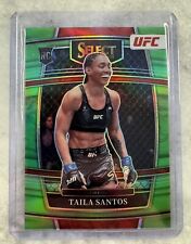 2022 Panini Select UFC TAILA SANTOS VERDE NEON PRIZM ROOKIE RC SP /49 Flyweight  comprar usado  Enviando para Brazil