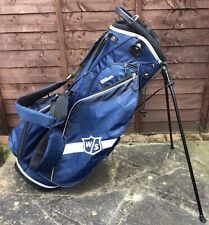 Used, WILSON STAFF STAND GOLF BAG. 5 ZIP POCKETS, 6 WAY CLUB DIVIDER, DUAL STRAP, VGC for sale  Shipping to South Africa
