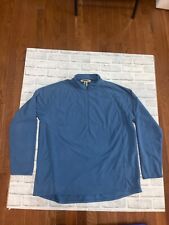 Campmor Mens Size L Large 1/4 Zip Fleece Jacket Sweater Light Blue for sale  Shipping to South Africa