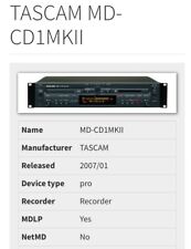 Tascam cd1 mkii for sale  Shipping to Ireland