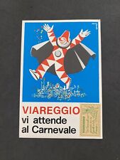 Cartolina carnevale viareggio usato  Viareggio
