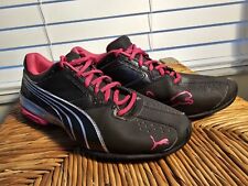 Puma Tazon Women’s Size 6.5 US Black Hot Pink Athletic Shoes Sneakers  for sale  Shipping to South Africa