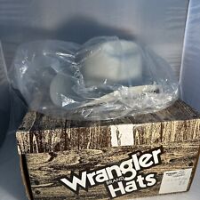 Chapéu de cowboy Wrangler Mist cinza 10x qualidade castor tamanho 7 3/8 com caixa, usado comprar usado  Enviando para Brazil