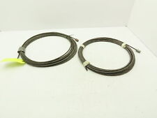 1/4"x 50'  Steel Wire Rope Winch Hoist Lifting Cable  Lot of 2 for sale  Shipping to South Africa