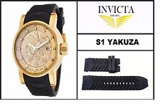 Pulseira de relógio de borracha de silicone preta para Invicta S1 YAKUZA / DRAGON / NINJA comprar usado  Enviando para Brazil