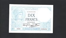 Billet francs minerve d'occasion  Paris I