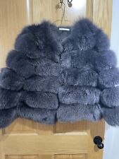 Fox fur charcoal for sale  HEREFORD