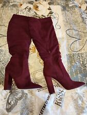 Sexy stiefel bordeaux gebraucht kaufen  Etting,-Mailing