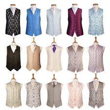 Mens Wedding Waistcoat Vest Waiters Bar Formal Cruise Hotel Work Fancy Dress Top for sale  Shipping to South Africa