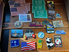 Lote de ímãs de geladeira de borracha de metal para viagem bandeira dos EUA - inclui todos comprar usado  Enviando para Brazil