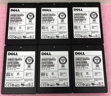 Lot of (6) Dell Enterprise 480GB 2.5" SATA SSD Hard Drives MZ-7KM480A 2VH3F for sale  Shipping to South Africa