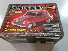 2004 Motorworks Revell '37 Ford Sedan Kit #85-0809 1:24 CAIXA ABERTA LER  comprar usado  Enviando para Brazil