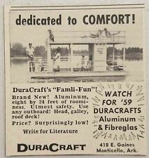 1958 print duracraft for sale  Sterling Heights