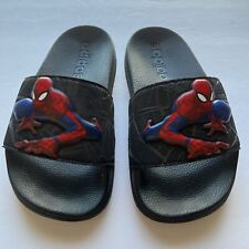 Usado, Sandalias de playa Adidas para niños - Marvel Spiderman zapatos FZ1716 talla 10 segunda mano  Embacar hacia Argentina