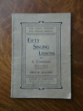 Fifty singing lessons for sale  BLAIRGOWRIE