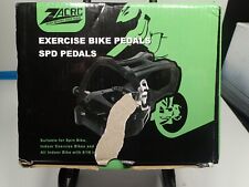 Zacro Exercise bike pedals Spd pedals for Spin bike Indoor Exercise 9/16 axels for sale  Shipping to South Africa