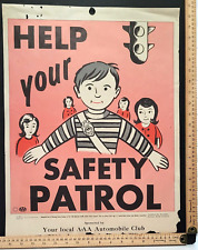 Aaa safety poster for sale  Breaux Bridge