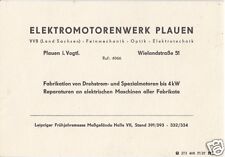 Vertreterkarte elektromotorenw gebraucht kaufen  Berlin