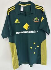 RARE 2010 Adidas Australian Cricket Team Commonwealth Green Polo Shirt Size XXL for sale  Shipping to South Africa