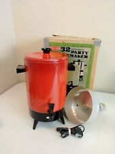 Used, Vintage Empire 32 Cup Coffee Maker Coffeemaker Burnt Orange - Original Box for sale  Shipping to South Africa