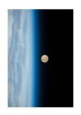 La Luna y la Tierra tomadas de la ISS póster de fotografía A4 póster Elección de marco segunda mano  Embacar hacia Mexico