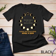 Camiseta Total Solar Eclipse 2024 Fases 8 de abril Camiseta Unisex segunda mano  Embacar hacia Argentina