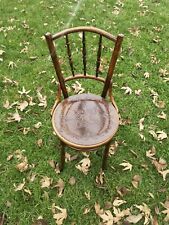 Silla antigua de madera doblada Michael Thonet, silla art deco década de 1940 reformada segunda mano  Embacar hacia Argentina