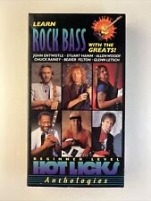 RARO Hot Licks VHS Rock Bass With The Greats Vídeo Nível Iniciante Bom Estado comprar usado  Enviando para Brazil