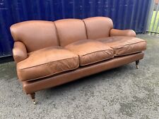 Large brown leather for sale  LEAMINGTON SPA