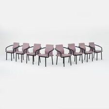 1993 Ettore Sottsass para cadeiras de jantar Knoll mandarim preto com tecido 8x disponível comprar usado  Enviando para Brazil