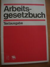 Arbeitsgesetzbuch ddr gebraucht kaufen  Mittweida