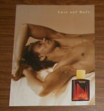 Rare advertisement DAVIDOFF ZINO Eau de Toilette - desire for fragrance 1994 for sale  Shipping to South Africa