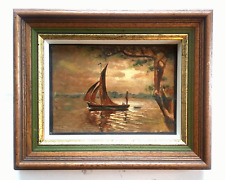 Listed British Artist - John Boer (1871-1937) O/P- 9.25"x6.5". Signed for sale  Shipping to South Africa