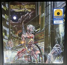 LP de vinil Iron Maiden Somewhere In Time pré-venda amarelo canário + impressão comprar usado  Enviando para Brazil