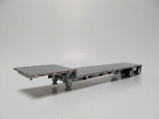 DCP 1/64 SCALE TRANSCRAFT STEP DECK TRAILER SILVER DECK WITH SILVER FRAME for sale  Brownstown