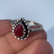 Usado, Antigo anel raro de prata maciça antigo viking com pedra vermelha artefato incrível comprar usado  Enviando para Brazil
