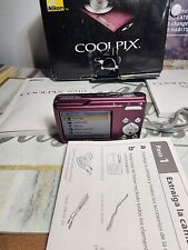 Câmera Digital Nikon COOLPIX S210 8.0MP 3x Zoom - Cor Ameixa - TESTADO E FUNCIONANDO comprar usado  Enviando para Brazil