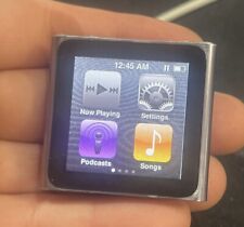 Apple iPod nano 6th Generation Graphite (8 GB) W/ 1,000 Good Used Working, used for sale  Shipping to South Africa
