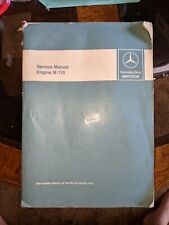 Manual de servicio del motor Mercedes Benz M 110 libro de referencia de reparación y mantenimiento segunda mano  Embacar hacia Mexico