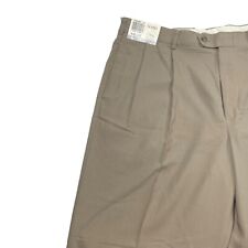 Pantalones de Vestido Levi's Slates para Hombre 40x30 Marrón Calce Clásico Plisados Frontal Pantalones segunda mano  Embacar hacia Argentina