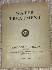 Water Treatment, published by Babcock and Wilcox UK segunda mano  Embacar hacia Mexico
