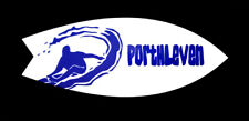 Porthleven Surfing Sticker  - Classic Car Decal VW Camper Beetle Type 1 2 3, used for sale  BEWDLEY