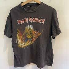 Camiseta Vintage 1983 Iron Maiden Purgatory Concert Hanes Extra Grande Rara Ponto Único, usado comprar usado  Enviando para Brazil